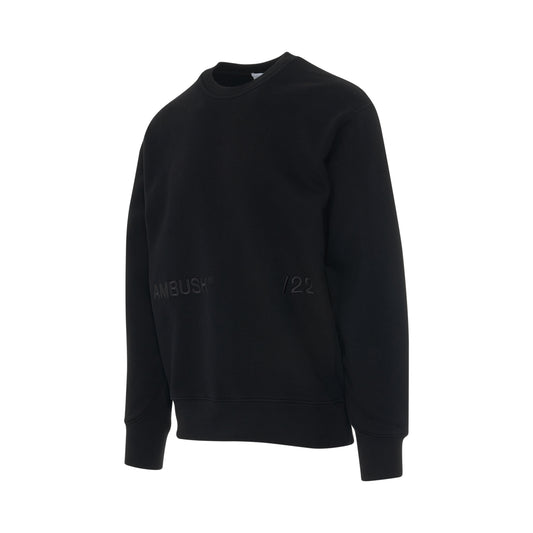 Crewneck Sweatshirt in Black