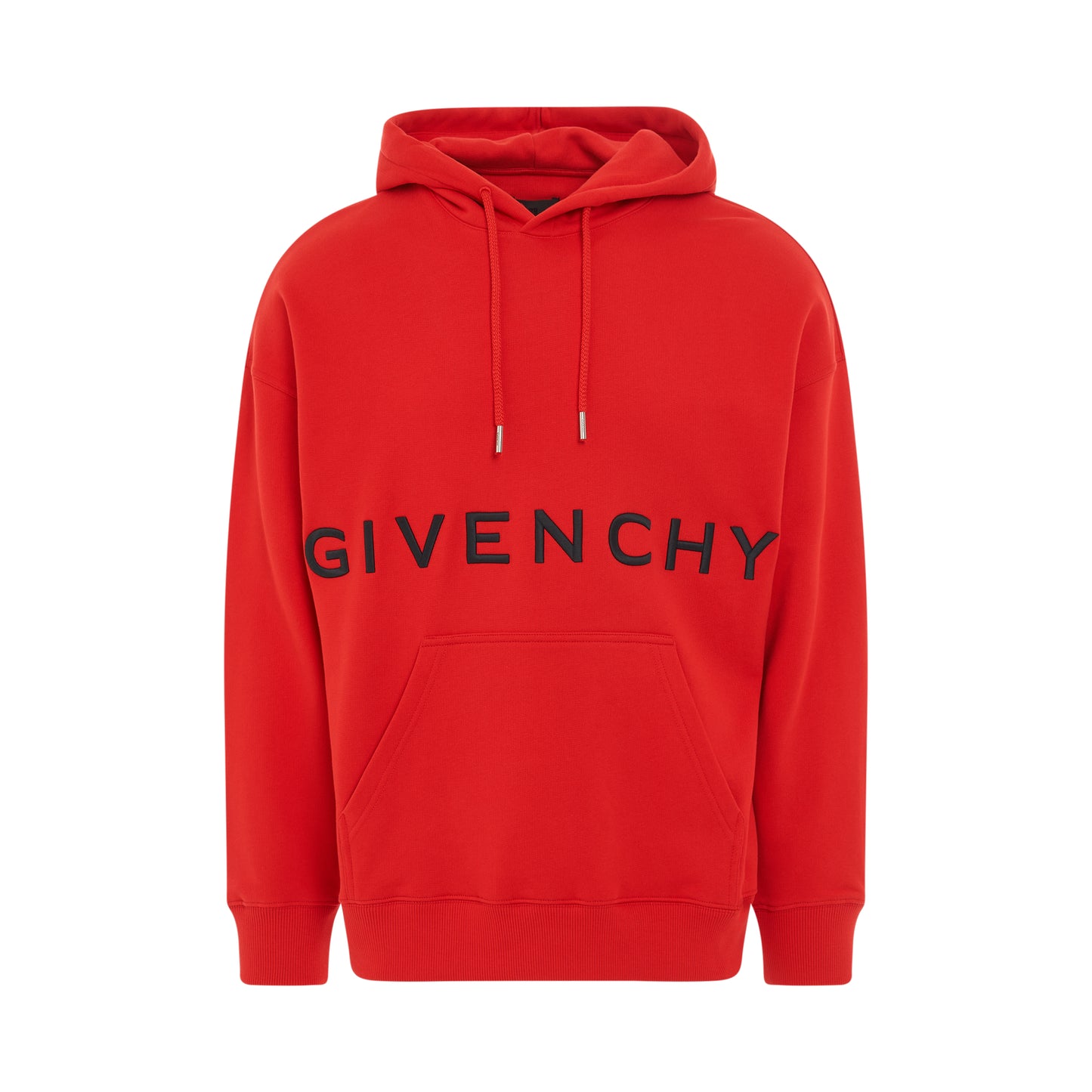 GIVENCHY Slim Fit Hoodie in Embroidered Felpa in Red – MARAIS