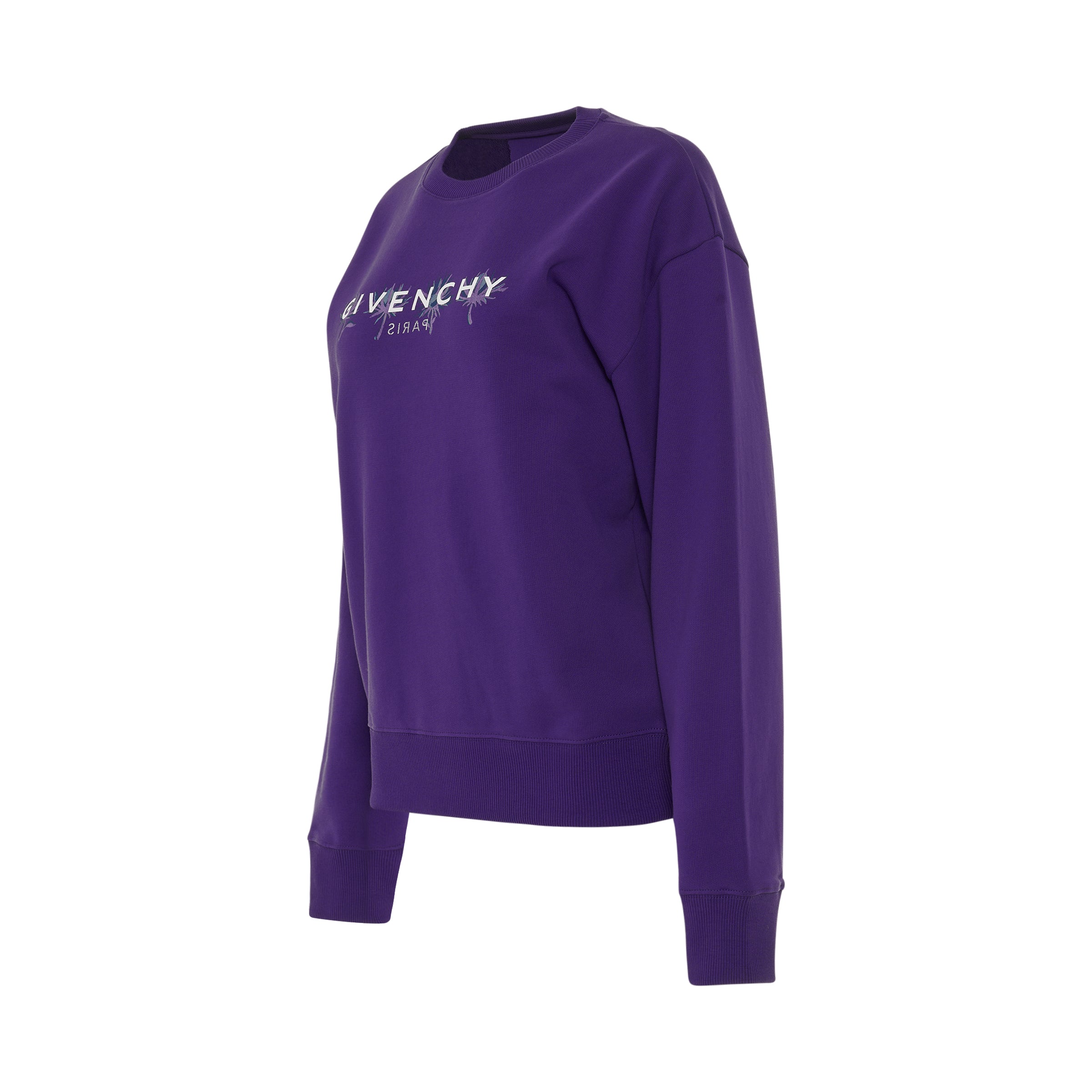 GIVENCHY Thistle Reverse Logo Sweatshirt in Purple – MARAIS