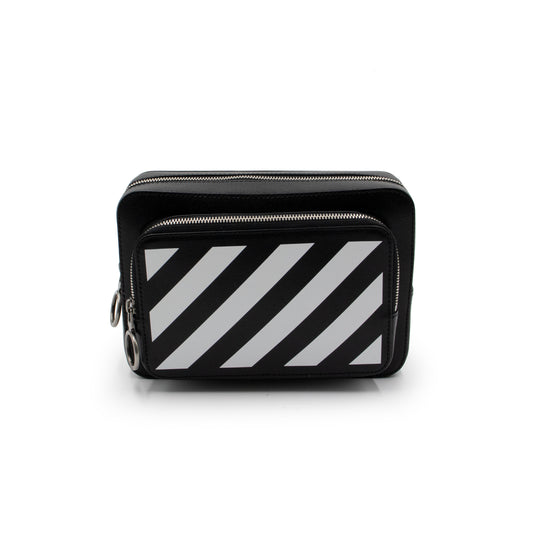 off white crossbody bag men arrow allover