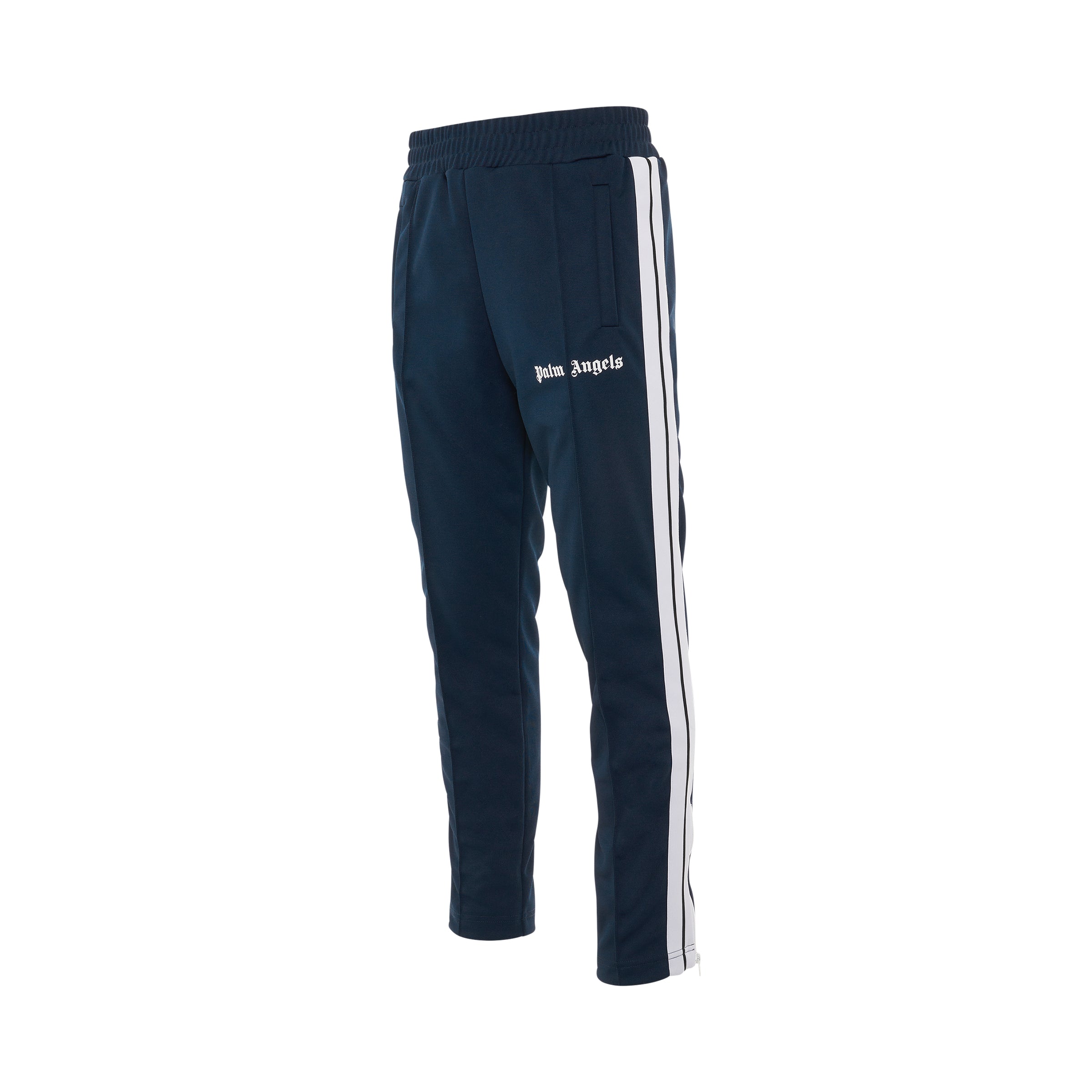 PALM ANGELS PA Slim Track Pants in Navy Blue/White – MARAIS