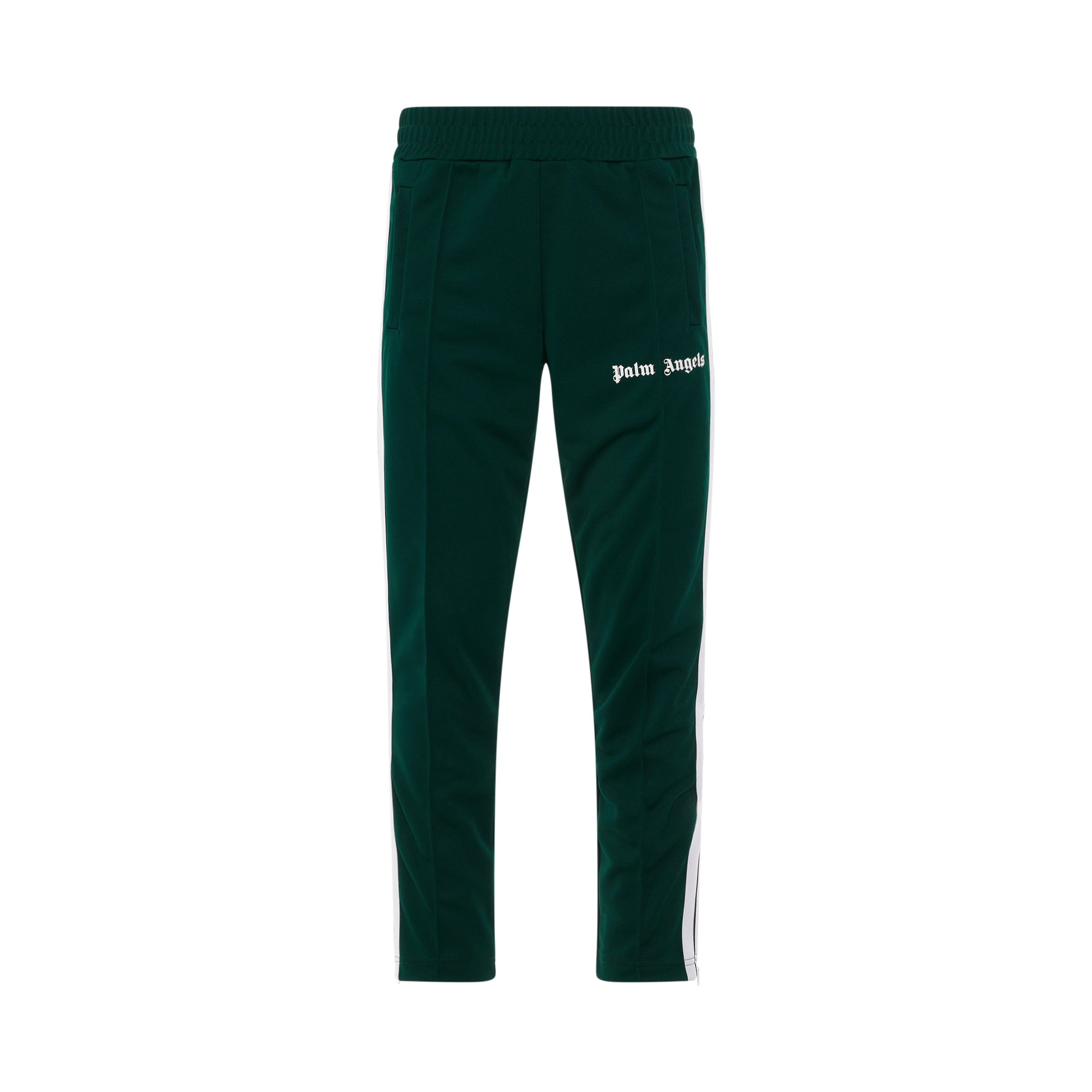 PALM ANGELS PA Slim Track Pants in Green/White – MARAIS