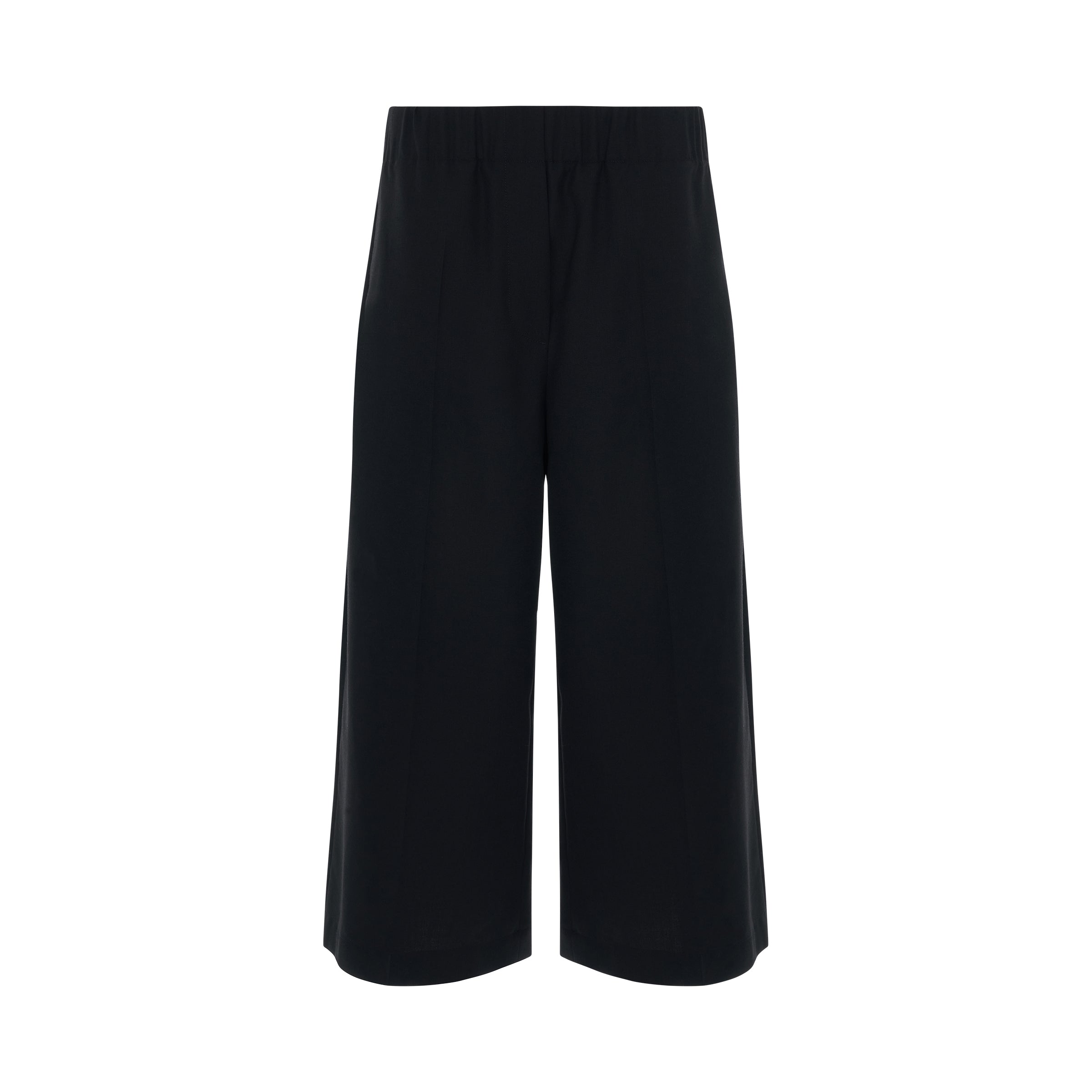 LOEWE Elasticated Cropped Trousers in Black – MARAIS