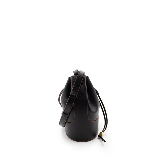 Loewe Balloon Nano Leather Bucket Bag in White