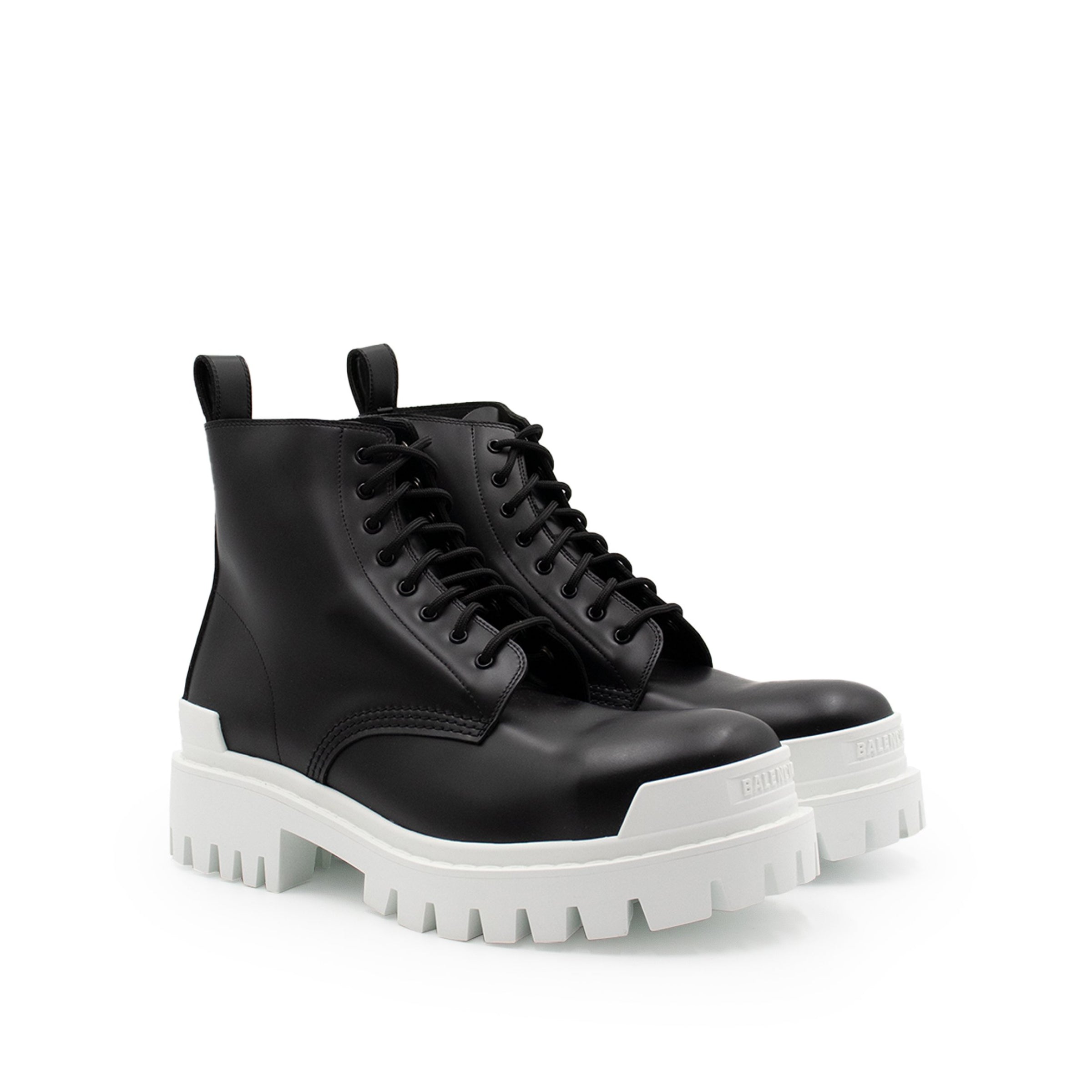 black balenciaga boots