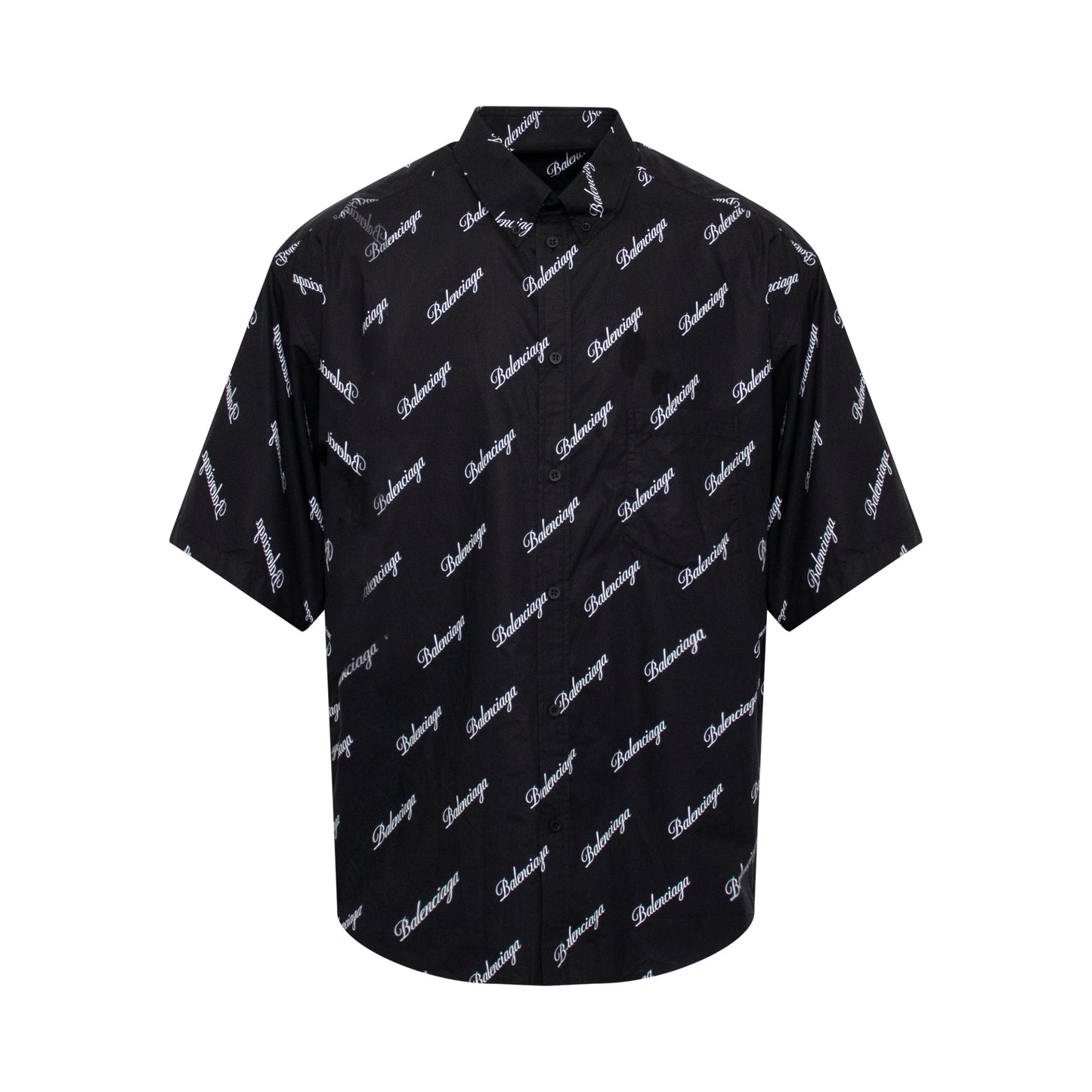 balenciaga shirt logo print