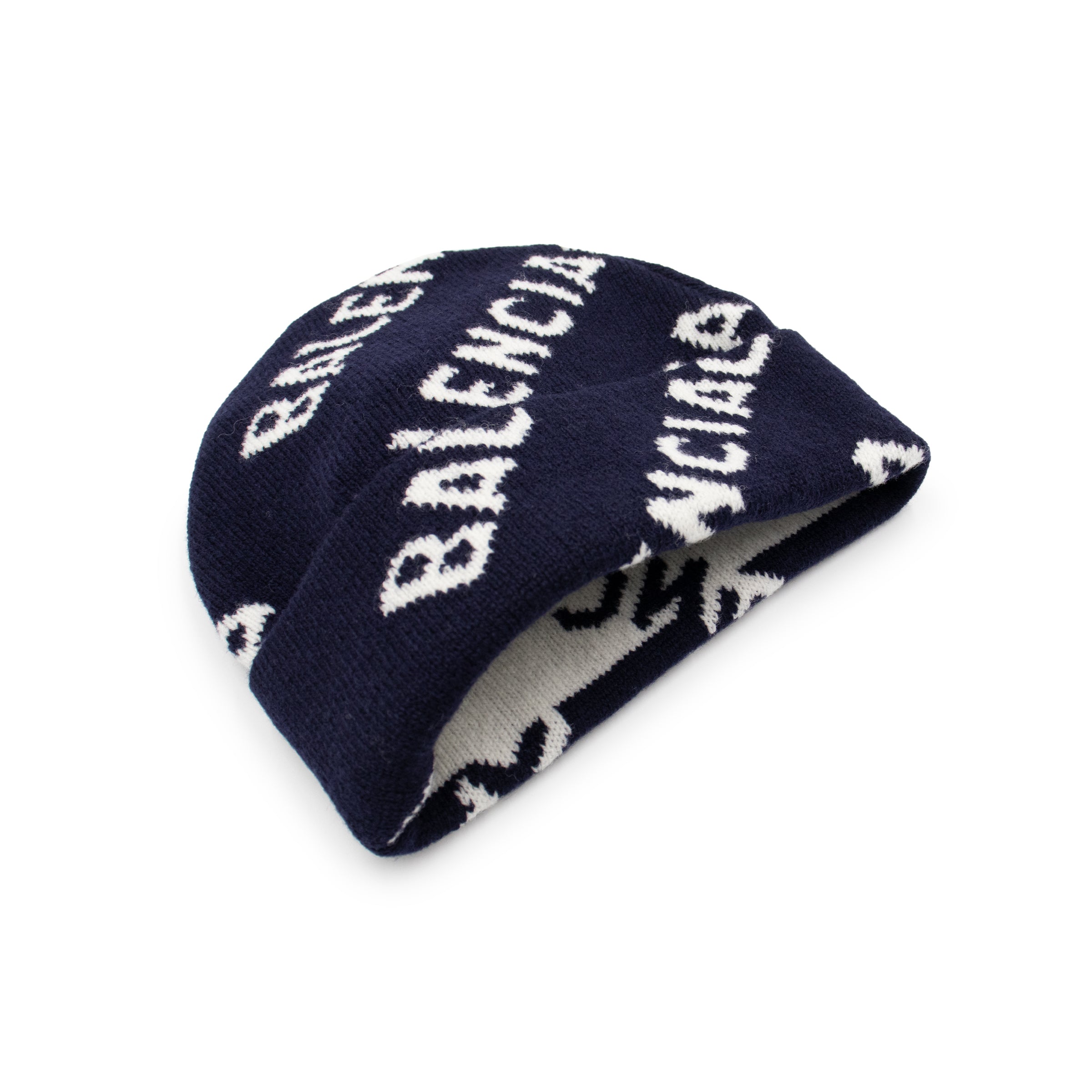 balenciaga allover logo hat