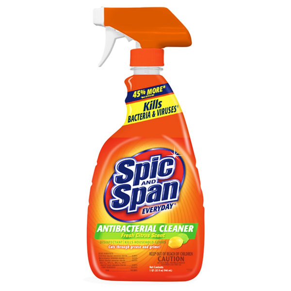 Spic and Span Everyday Fresh Citrus Scent Antibacterial Spray Cleaner (32 fl oz)