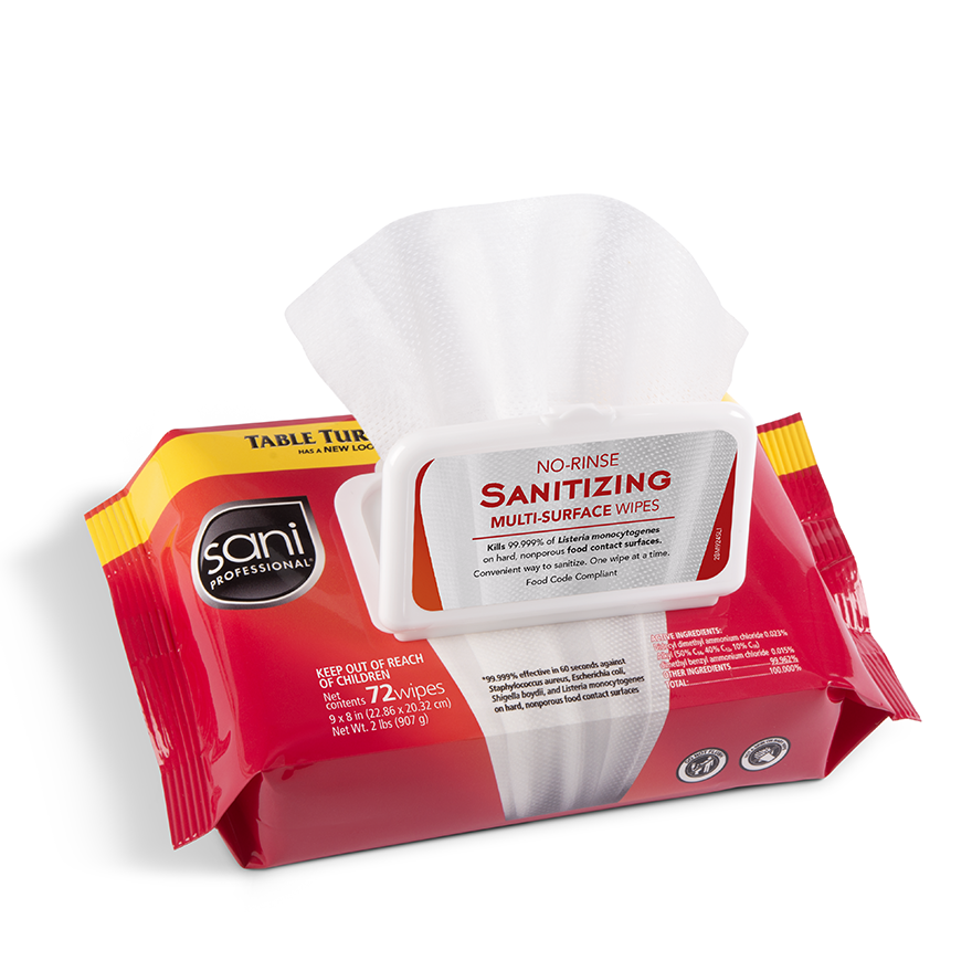 sani professional multi surface wipes