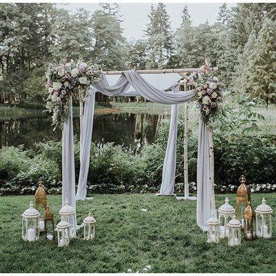 Wedding Arch Draping Fabric Clearance – Ling's Moment