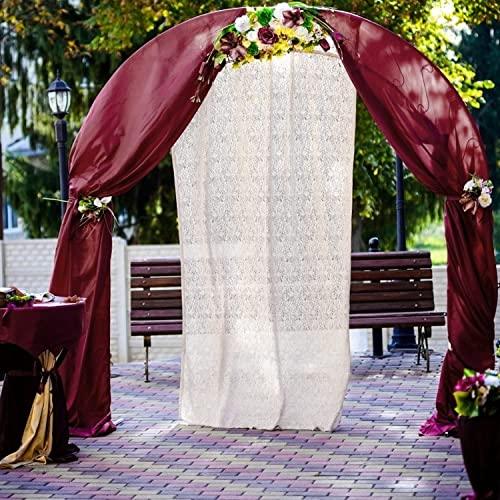 Burgundy Wedding Arch Draping Panels for Wedding Ceremony ...