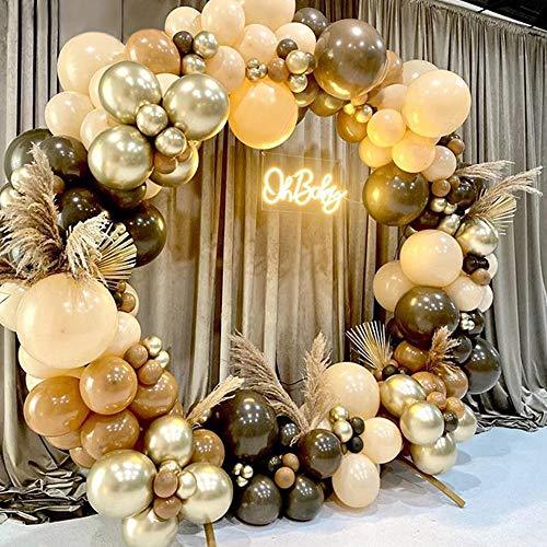 70pcs Burgundy Gray White Balloon Kit for Baby Shower Decorations –  Lasercutwraps Shop