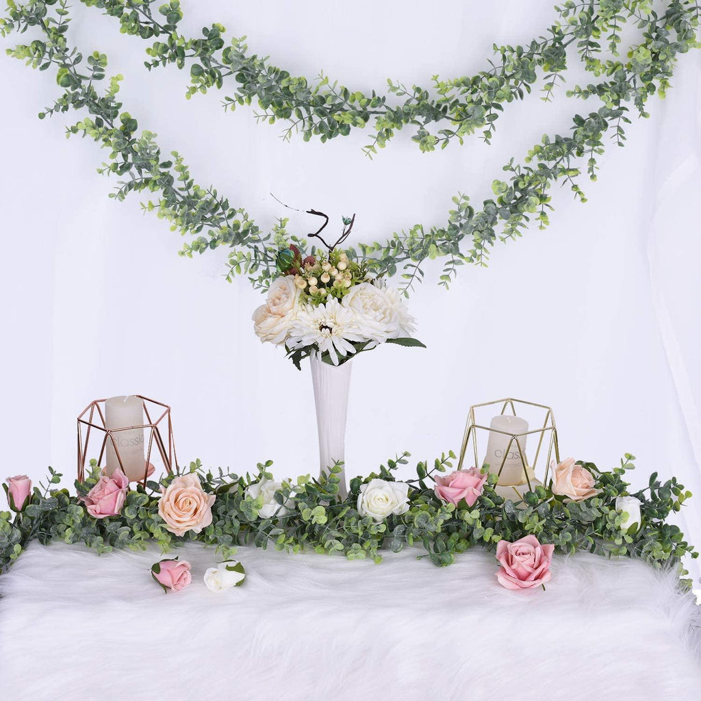 Artificial Vines Faux Eucalyptus Garland, 2 Packs Fake Eucalyptus Gree – If  you say i do