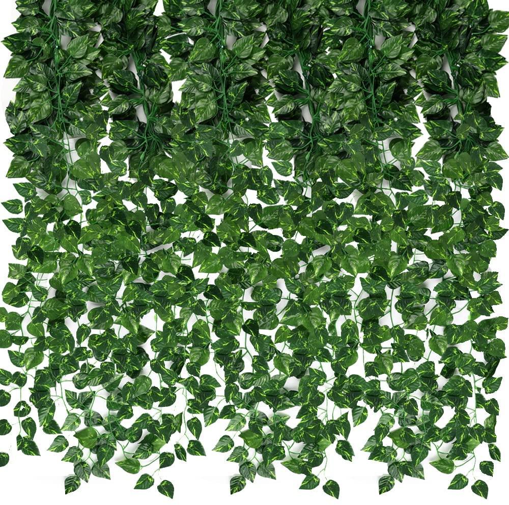 84Ft 12 Strands Artificial Ivy Leaf Vines Hanging Plants Garland Fake – If  you say i do