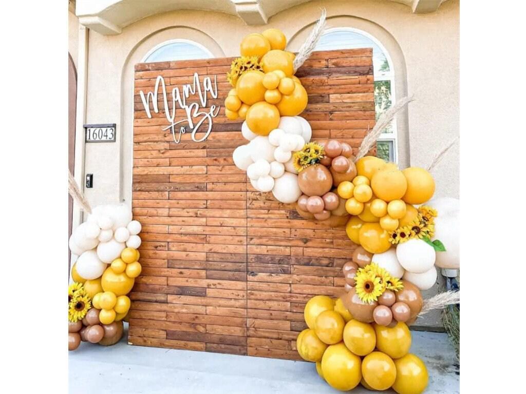 Lemon Bumble Bee Baby Shower Decor Decorations with Honey Yellow Balloon  Garland Arch Kit