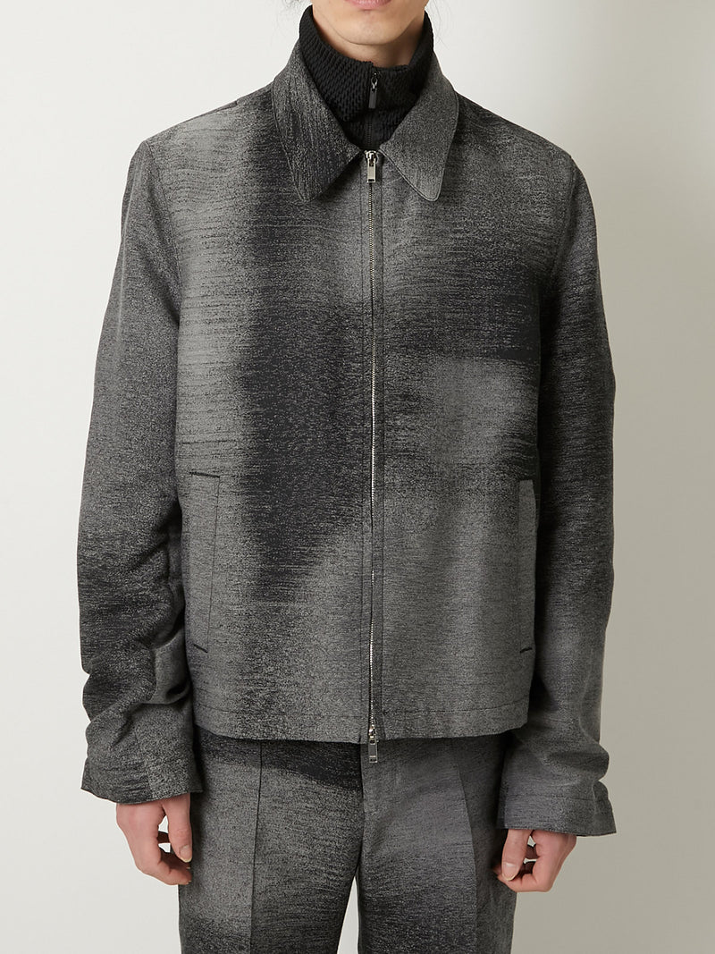 NOISE JACQUARD BLOUSON – TAAKK