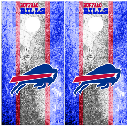 Buffalo Bills Style 06 Cornhole Wraps – Triple 3 Vinyl & Graphics