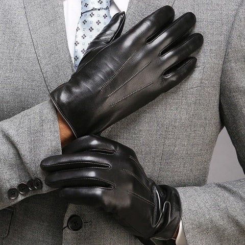 Gants cuir homme