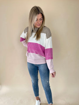 LOVE YOU MOST | MULTI COLOR KNIT SWEATER