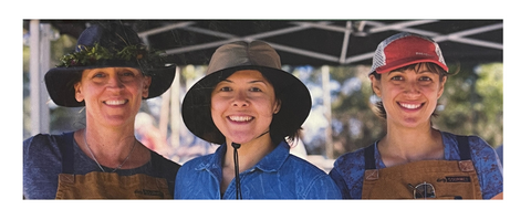 The 3 women authors of the Dirty Gourmet Plant Power