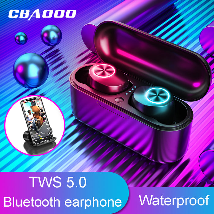 CBAOOO TX29 TWS Bluetooth Earphones 5.0V Stereo Sport Wireless Earbuds Noise Cancel Game Headset Waterproof headphone
