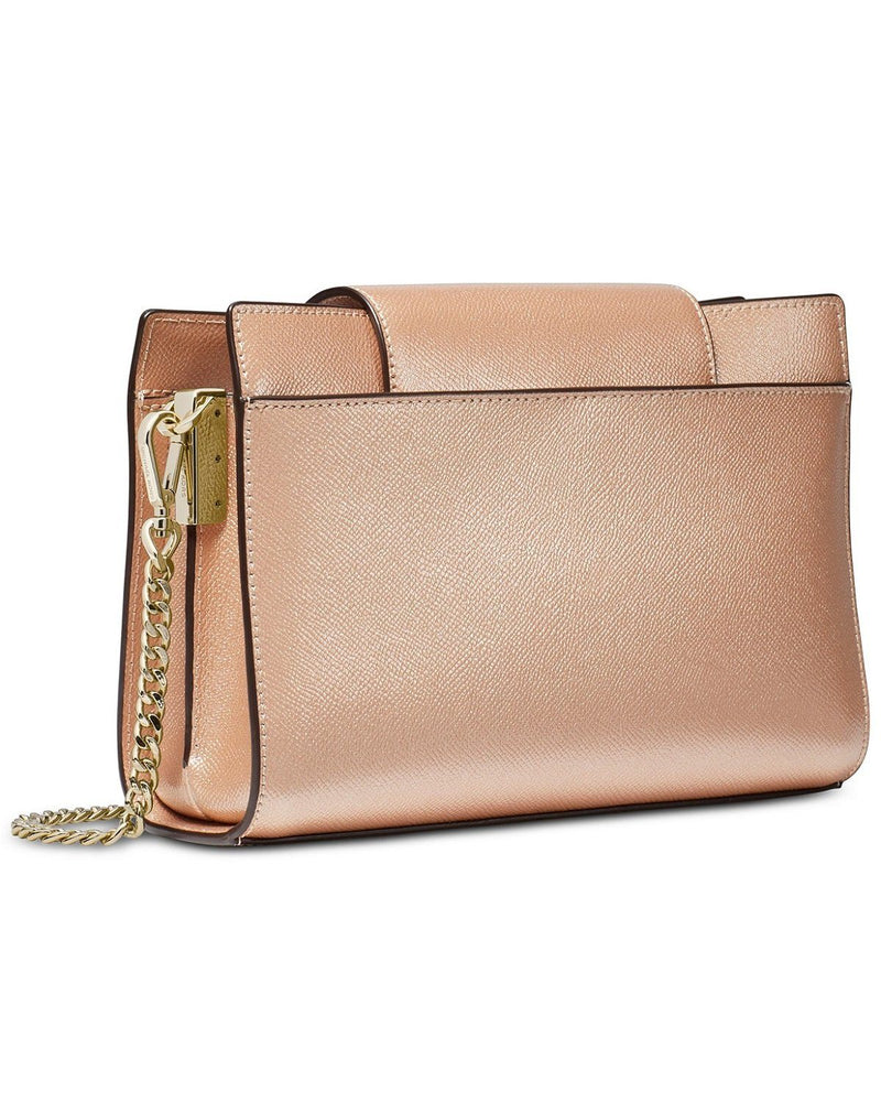 michael kors crossgrain leather crossbody clutch