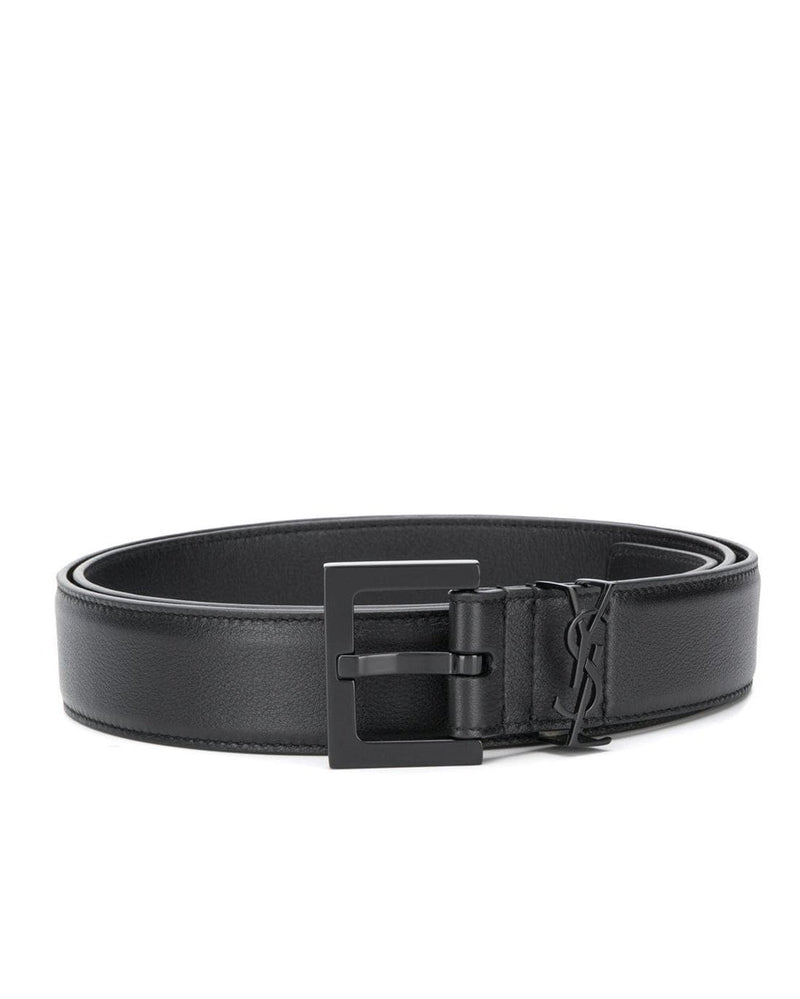 ysl logo belt