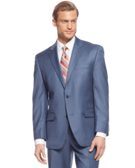 Michael Michael Kors Suit Navy Sharkskin Solid – Fashionbarn shop