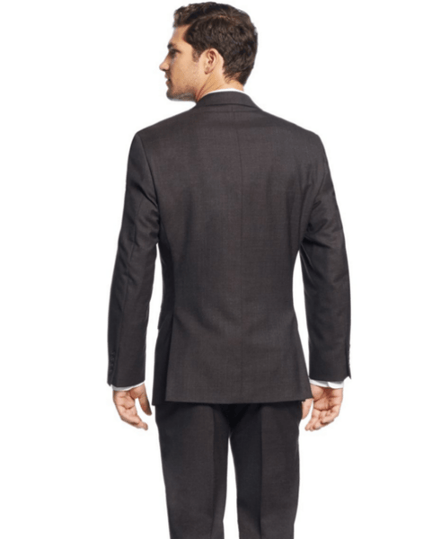 Calvin Klein Brown Sharkskin Suit – Fashionbarn shop