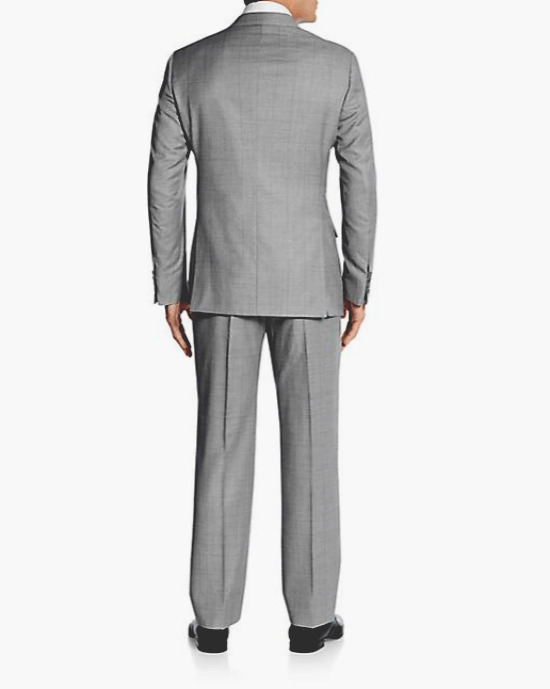 Armani Collezioni Regular-Fit Windowpane Grid Wool Suit – Fashionbarn shop