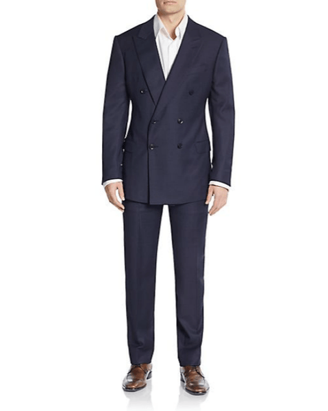 Armani Collezioni S-Line Double-Breasted Suit – Fashionbarn shop