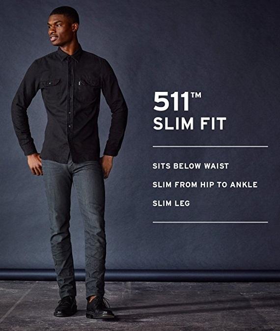 Levi's 511 Slim Fit Jeans Dark Blue 