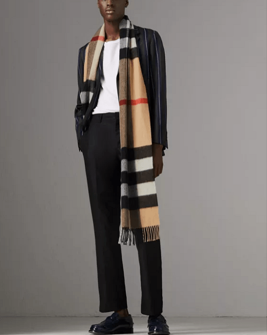 burberry long scarf