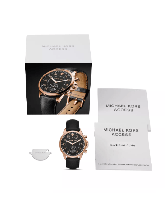 michael kors hybrid smartwatch rose gold