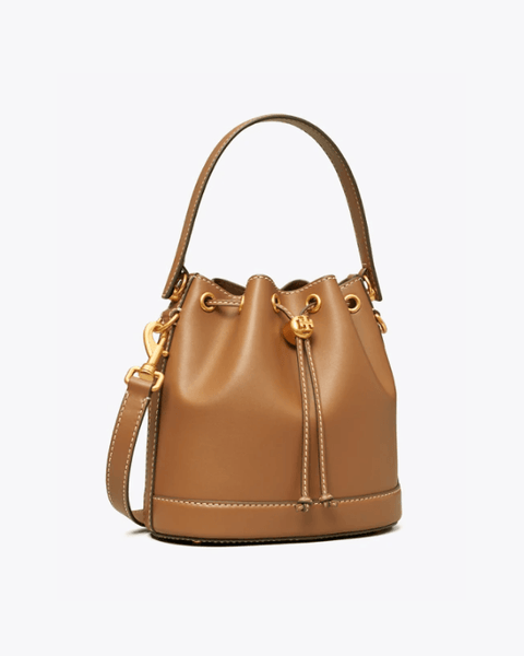 Tory Burch T Monogram Leather Bucket Bag – Fashionbarn shop