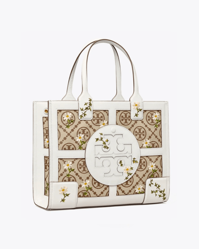 Tory Burch Ella T Monogram Embroidered Mini Tote Bag – Fashionbarn shop