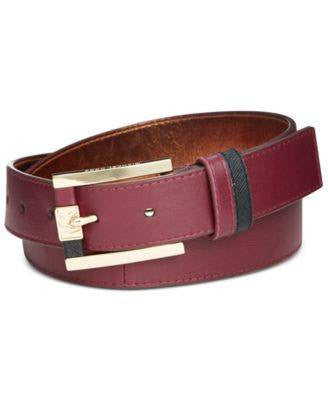 red michael kors belt