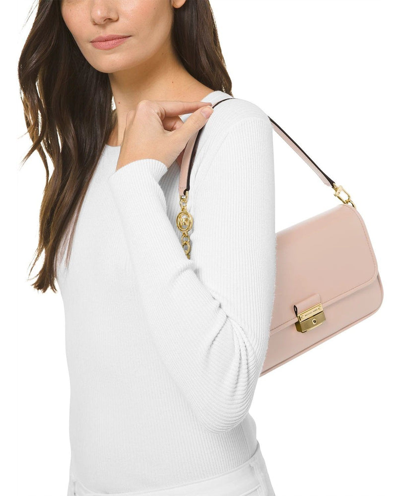 Michael Kors Bradshaw Small Leather Shoulder Bag 