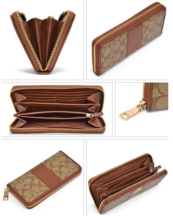 coach wallet long