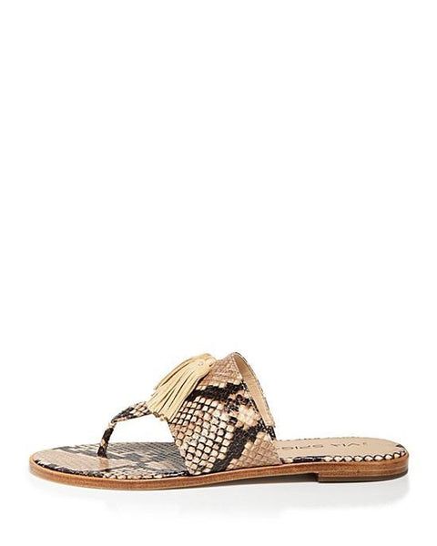 VIA SPIGA Flat Thong Sandals - Terrin Tassel – Fashionbarn shop