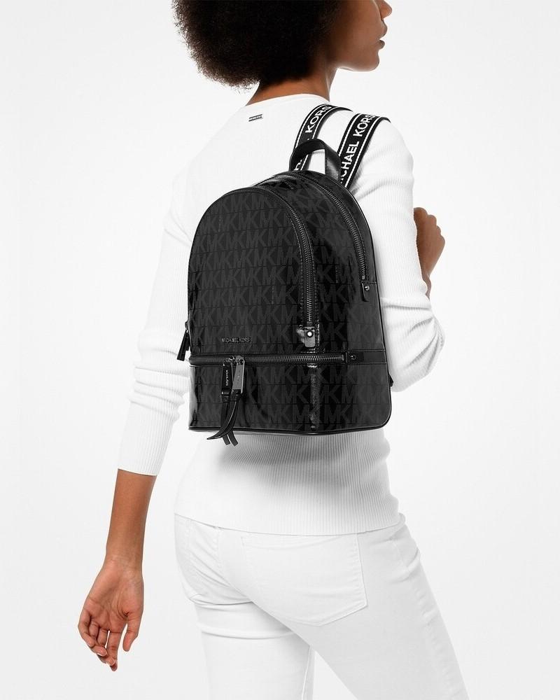 michael kors glossy backpack