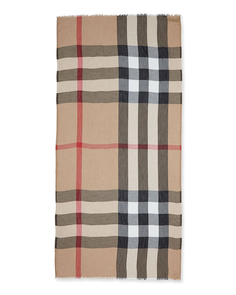 burberry sheer scarf