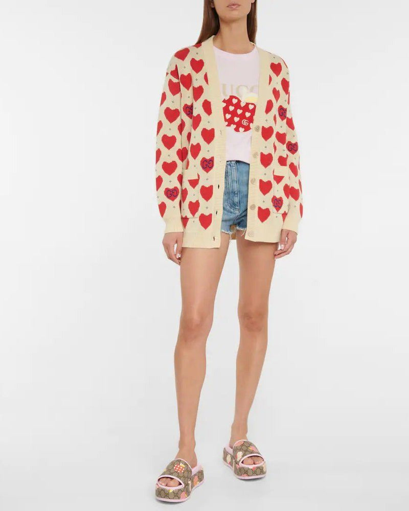 gucci heart sweater