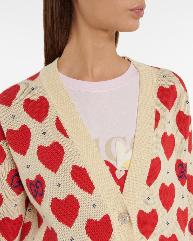 gucci heart sweater