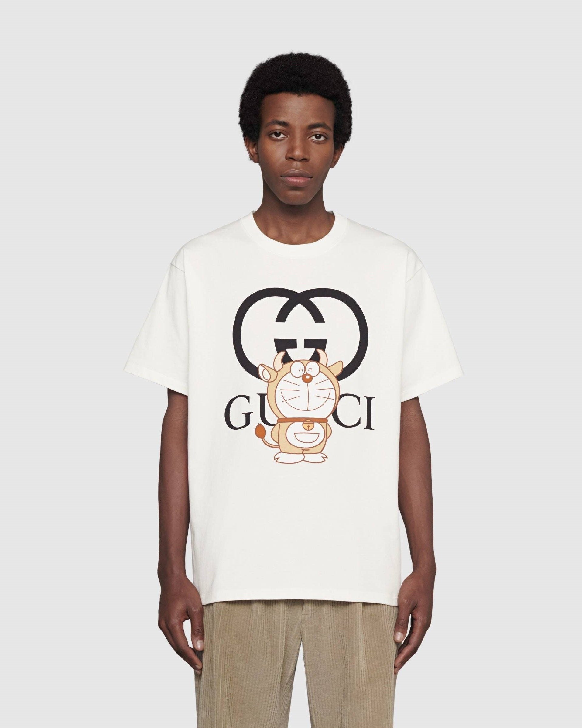Gucci x Doraemon Oversize T-Shirt, Ivory – Fashionbarn shop
