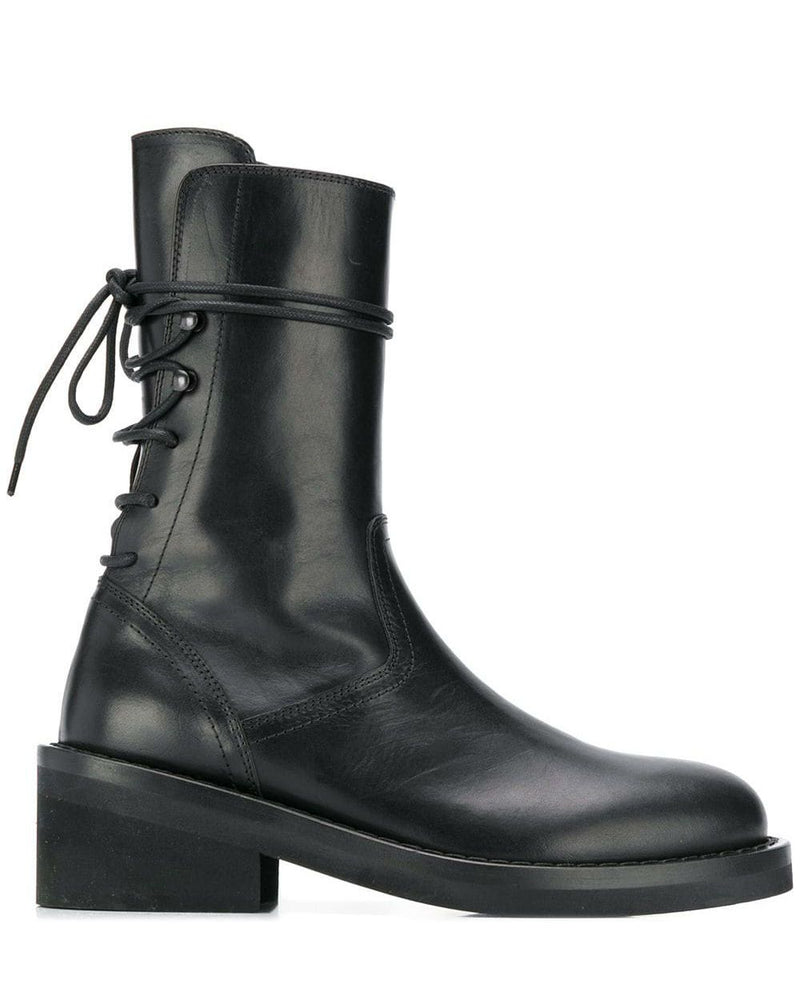 ann demeulemeester lace up boots