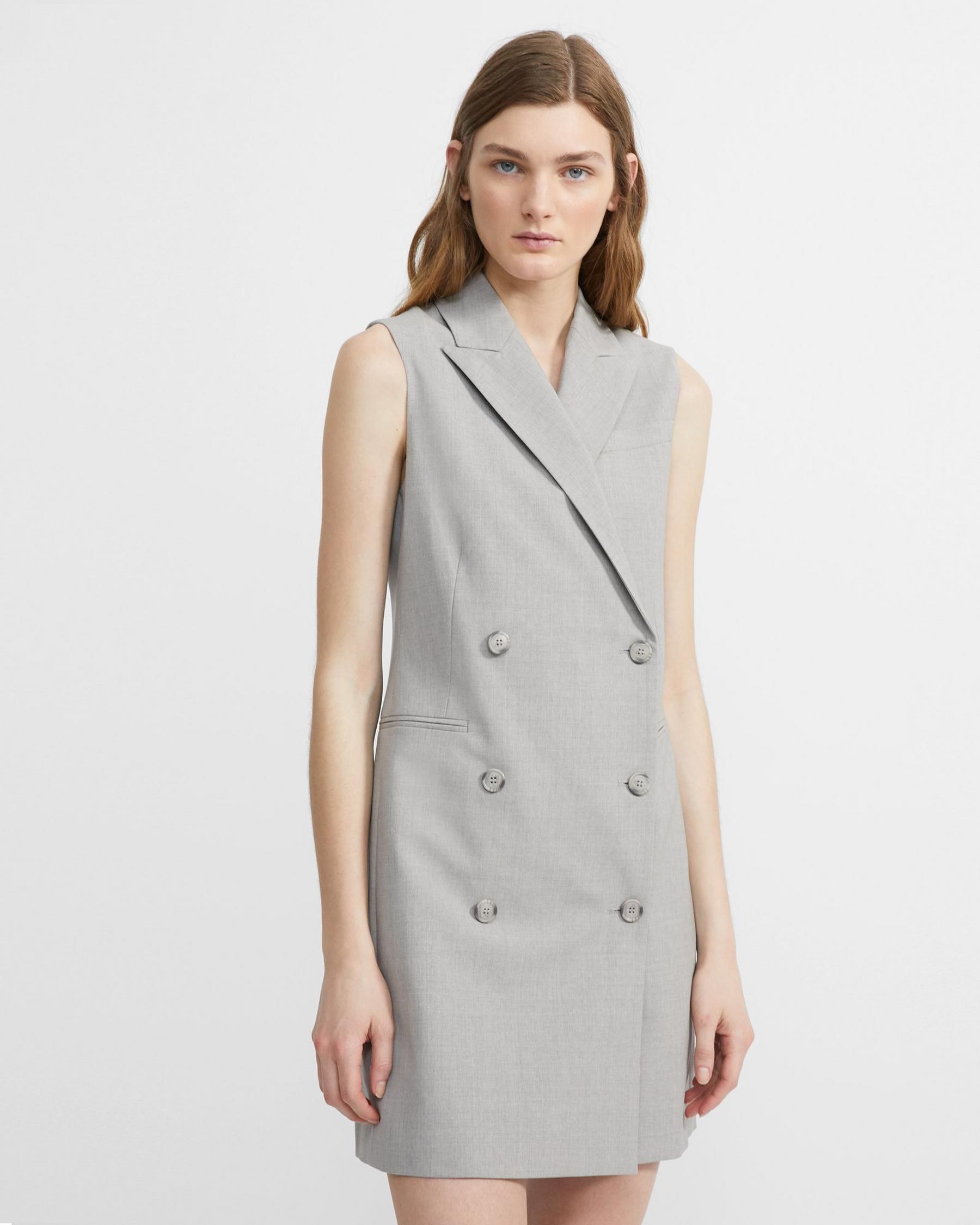 theory wool blazer dress