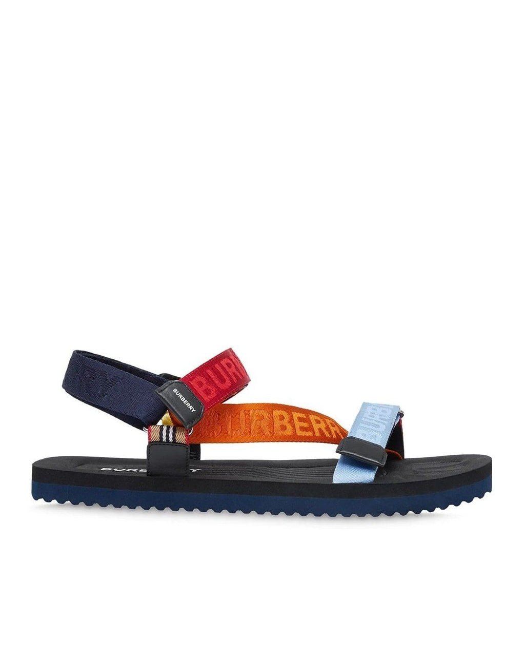 patterson colorblock logo flatform sport sandals