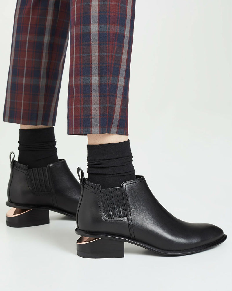 alexander wang kori leather ankle boots