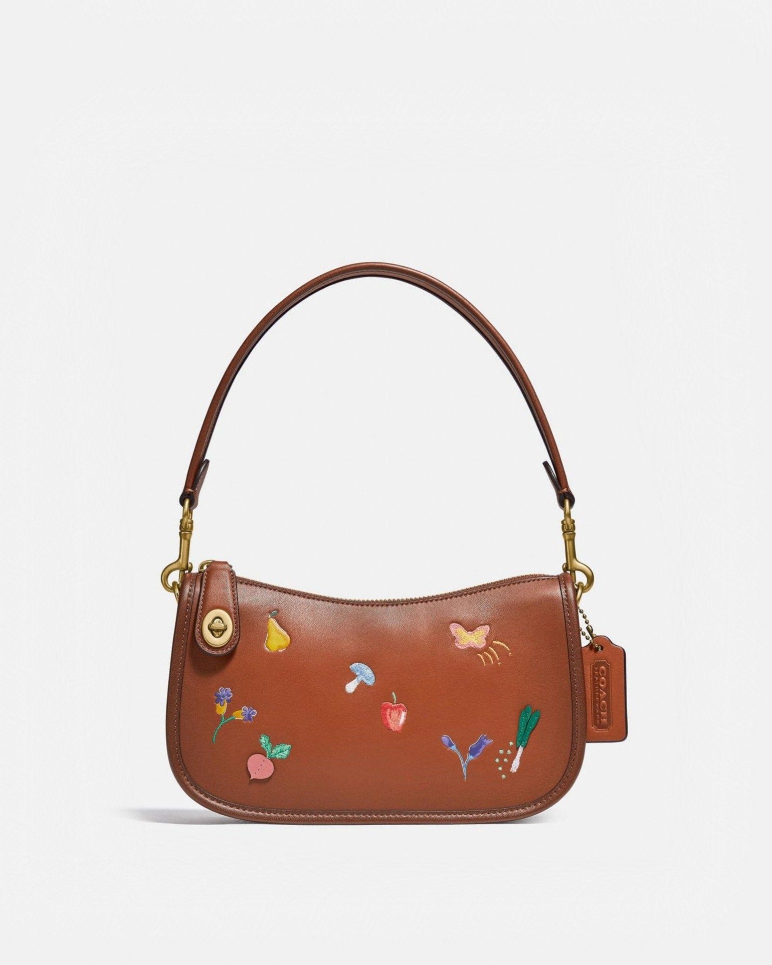 coach swinger 20 with garden embroidery